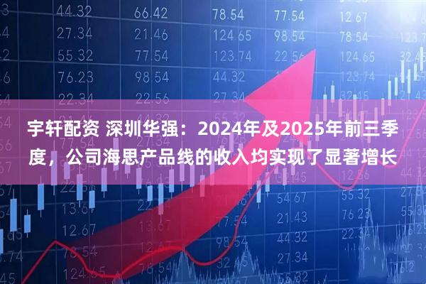 宇轩配资 深圳华强：2024年及2025年前三季度，公司海思产品线的收入均实现了显著增长