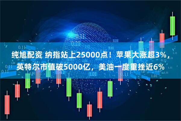 纯旭配资 纳指站上25000点！苹果大涨超3%，英特尔市值破5000亿，美油一度重挫近6%